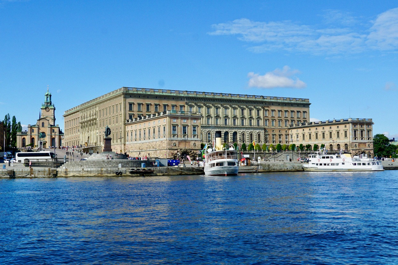 The Royal Palace in Gamla Stan seen from the water